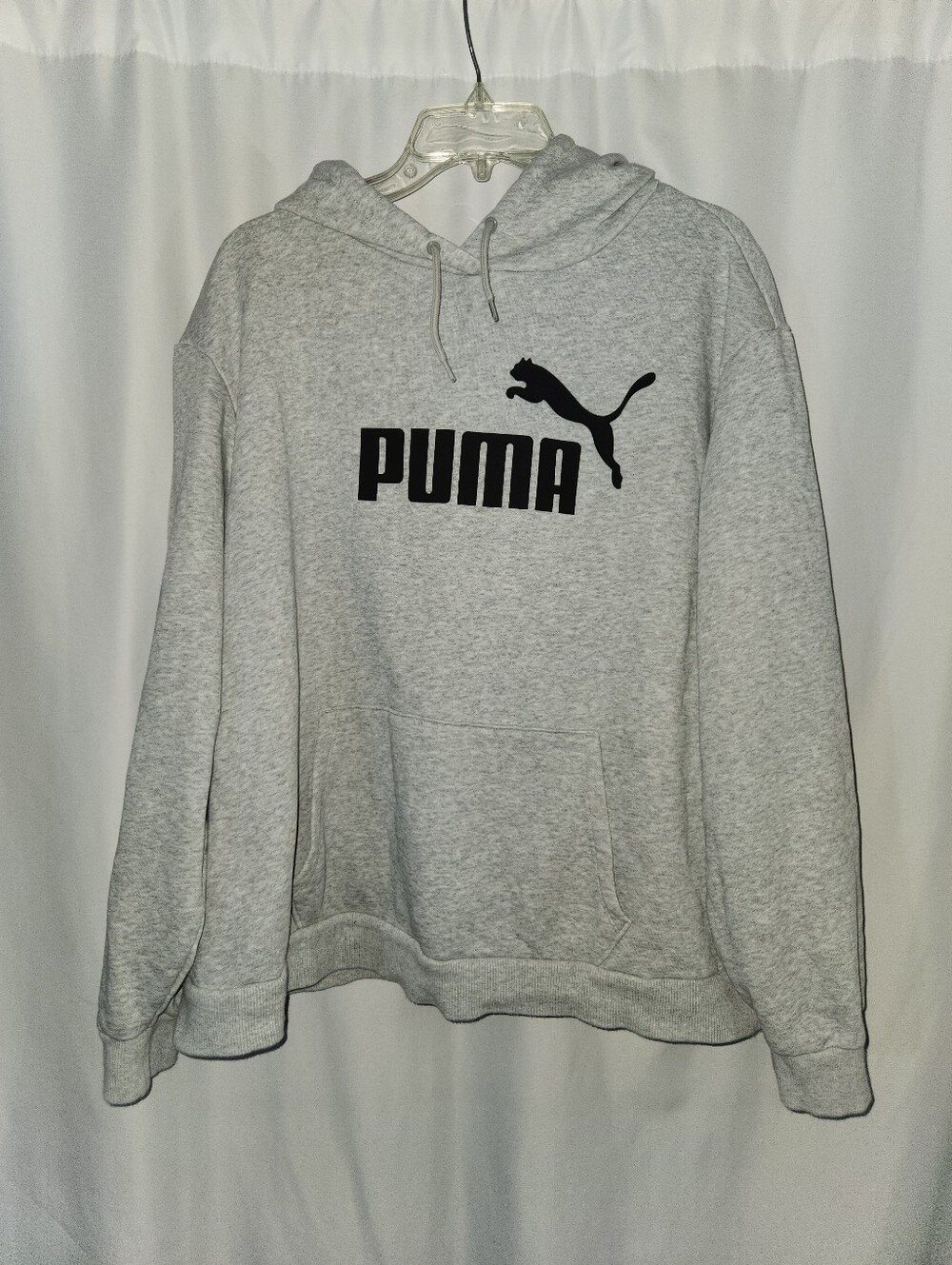 PUMA Gray Fleece Pullover Hoodie Size 3X #sporty #warm #soft streetwear #solid